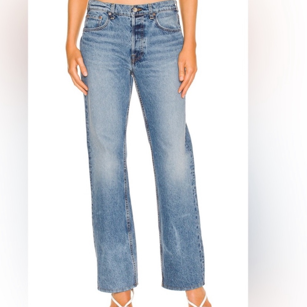 GRLFRND Blue Boot Cut Jeans